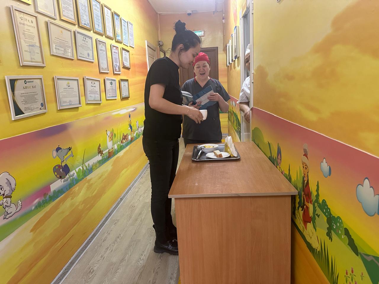 20.02.2025ж кешкі астан «Бәйшешек» кіші топ ата-анасының дайын өнімнен сынама /проба/ алуы