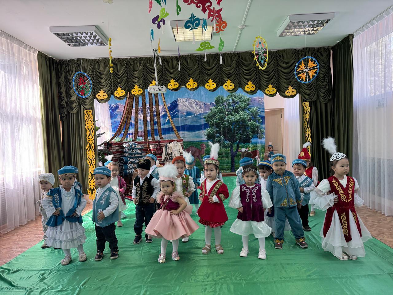 «Қош келдің, әз Наурыз!» мерекелік ертеңгілік. Мақсаты:Наурыз мерекесі арқылы балаларға ұлттық тәрбие беріп, шығармашылық қабілеттерін дамыту. Кіші, ортаңғы, ересек топтары. Музыка жетекшісі Жұмағұл А.Б.